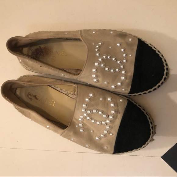 Chanel Suede Peal Espadrille - Picture 3 of 8